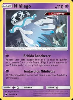 Nihilego card in Spanish