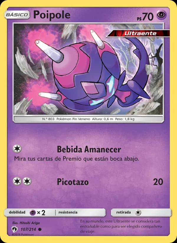 Poipole card in Spanish