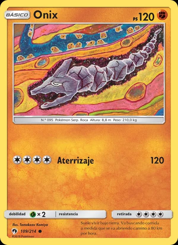 Onix card in Spanish