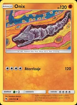 Onix card in Spanish