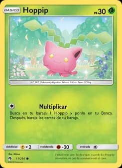 Hoppip card in Spanish