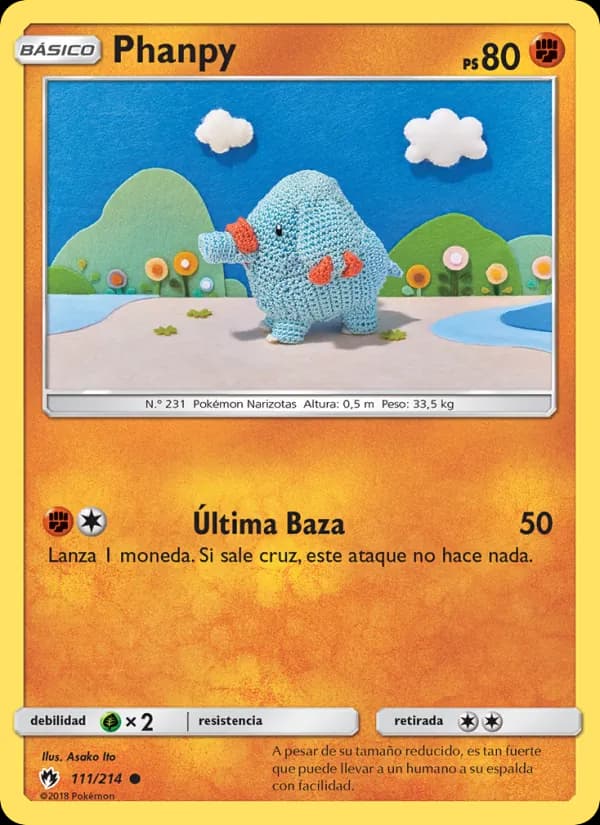 Phanpy card in Spanish