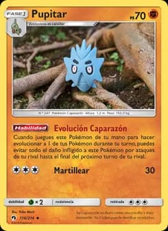 Pupitar card in Spanish
