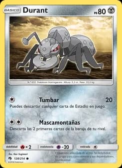 Durant card in Spanish