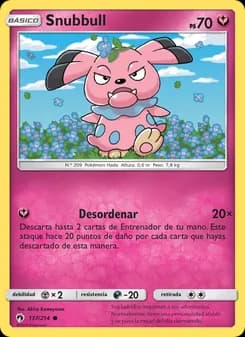 Snubbull card in Spanish