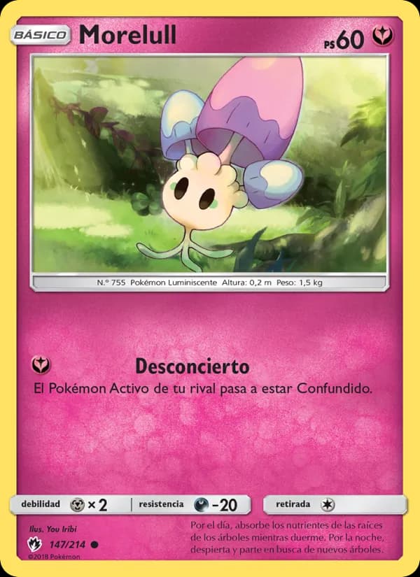 Morelull card in Spanish