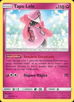 Tapu Lele card in Spanish