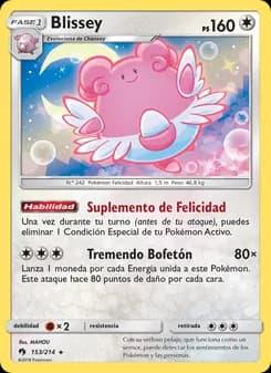 Blissey card in Spanish