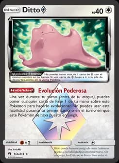 Ditto ◇ card in Spanish