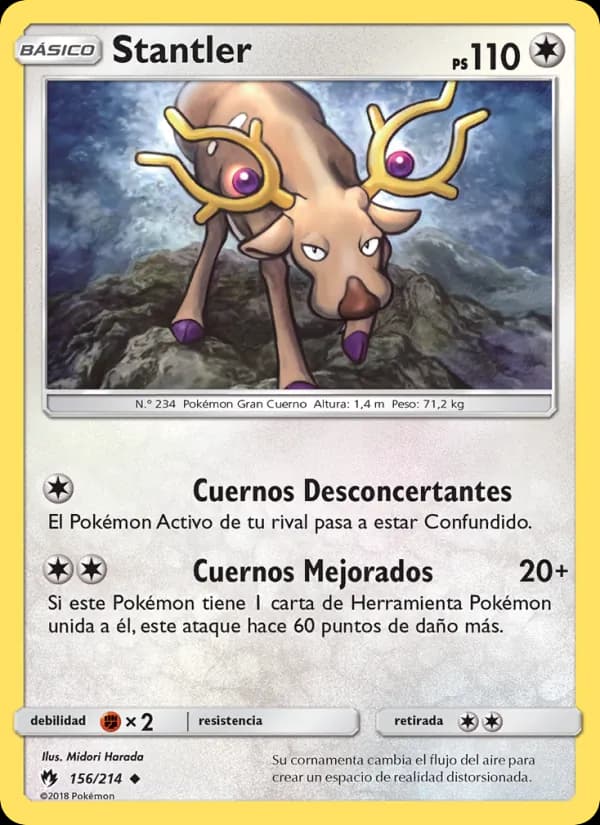 Stantler card in Spanish