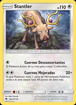Stantler card in Spanish