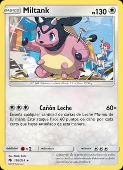 Miltank card in Spanish