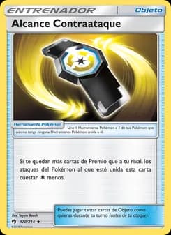 Alcance Contraataque card in Spanish