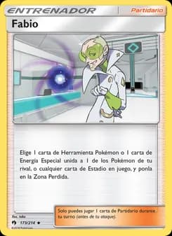 Fabio card in Spanish