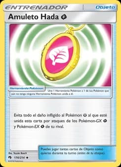 Amuleto Hada Grass card in Spanish