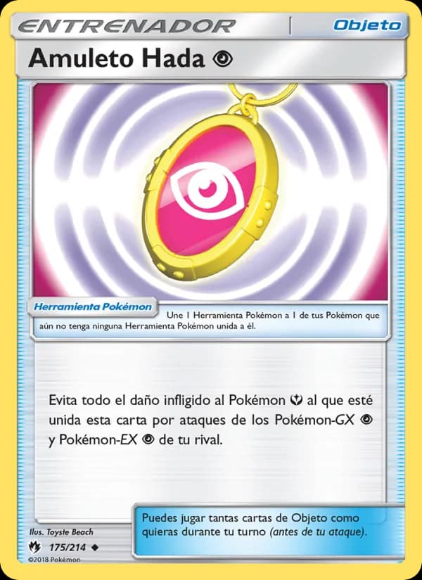 Amuleto Hada Psychic card in Spanish