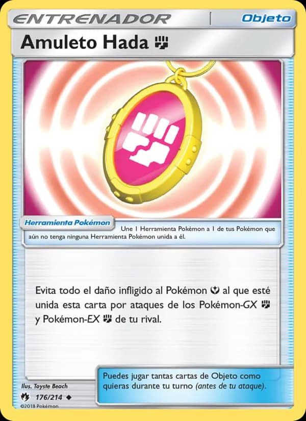 Amuleto Hada Fighting card in Spanish