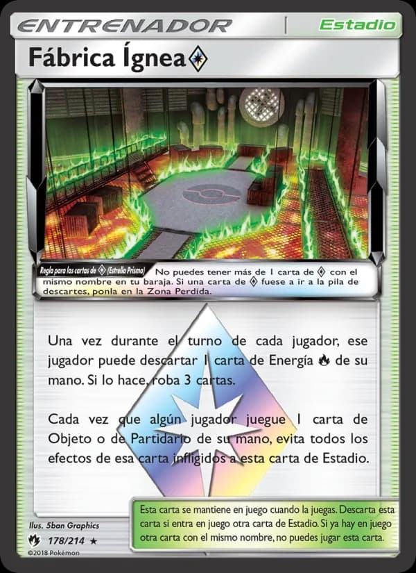 Fábrica Ígnea ◇ card in Spanish
