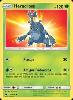 Heracross card in Spanish