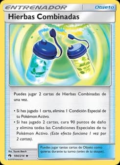 Hierbas Combinadas card in Spanish