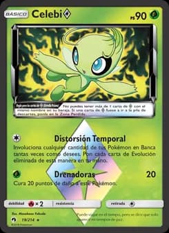 Celebi ◇ card in Spanish