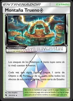 Montaña Trueno ◇ card in Spanish