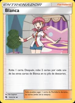 Blanca card in Spanish