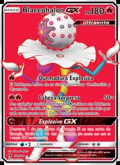 Blacephalon GX card in Spanish
