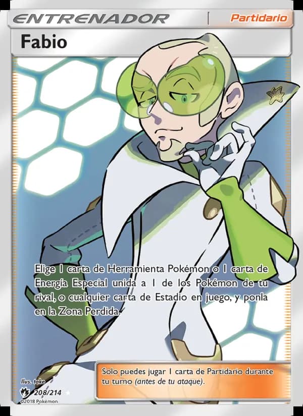 Fabio card in Spanish