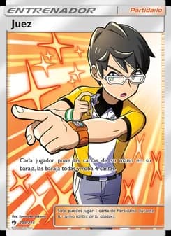 Juez card in Spanish