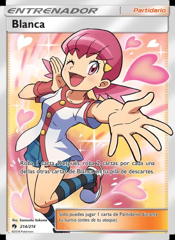 Blanca card in Spanish