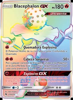 Blacephalon GX card in Spanish