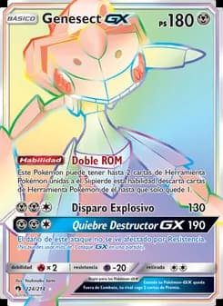 Genesect GX card in Spanish