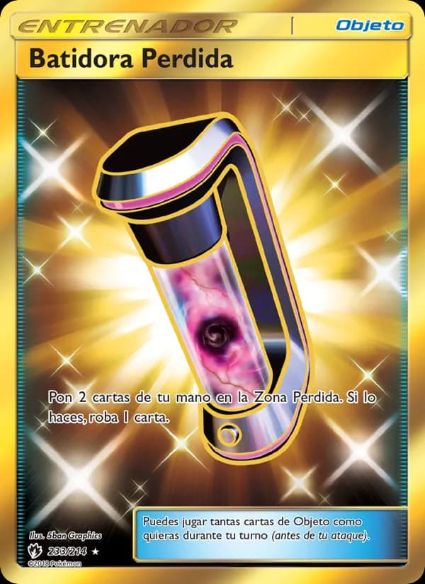 Batidora Perdida card in Spanish