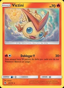 Victini card in Spanish