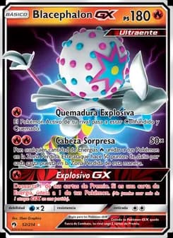 Blacephalon GX card in Spanish