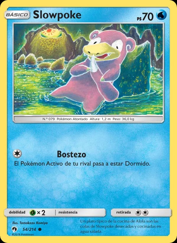 Slowpoke card in Spanish