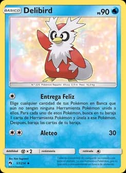 Delibird card in Spanish