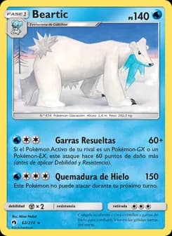 Beartic card in Spanish
