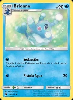 Brionne card in Spanish