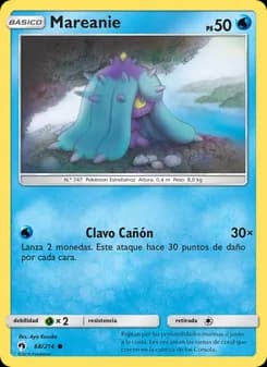 Mareanie card in Spanish