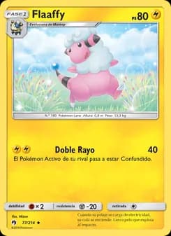Flaaffy card in Spanish