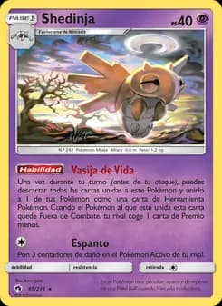 Shedinja card in Spanish