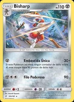 Bisharp card in Spanish