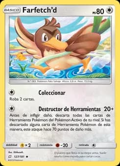 Farfetch’d card in Spanish