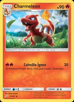 Charmeleon card in Spanish