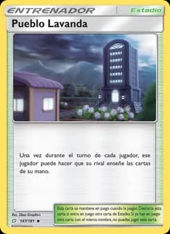 Pueblo Lavanda card in Spanish