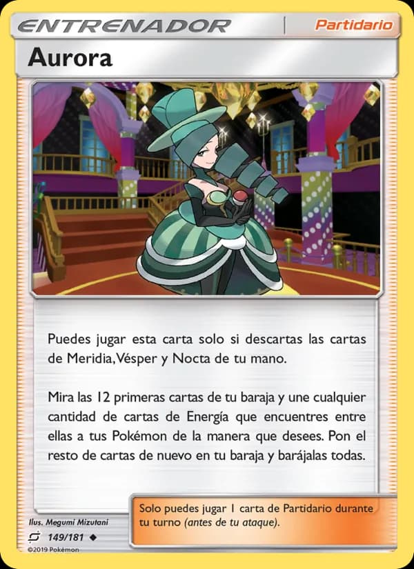 Aurora card in Spanish