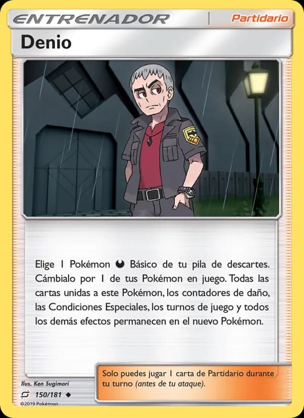 Denio card in Spanish