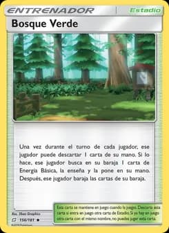 Bosque Verde card in Spanish